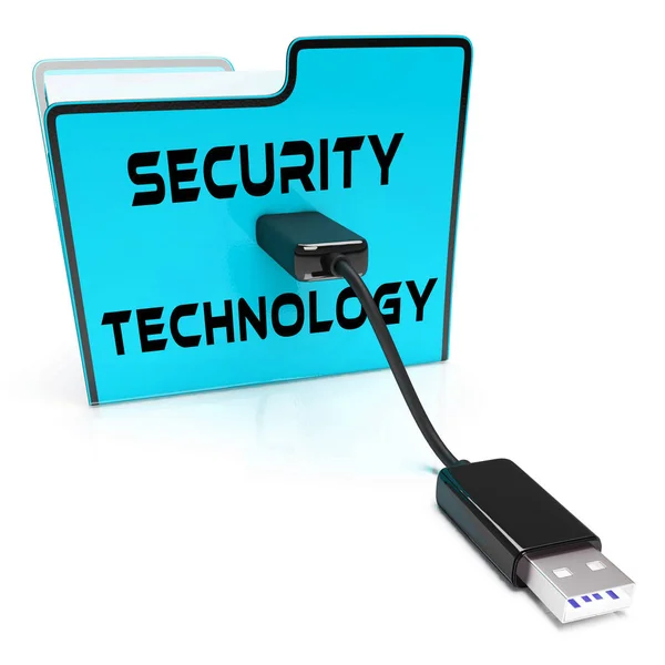 Tecnología Ciberseguridad Hightech Security Guard Rendering Muestra Escudo Contra Riesgos —  Fotos de Stock