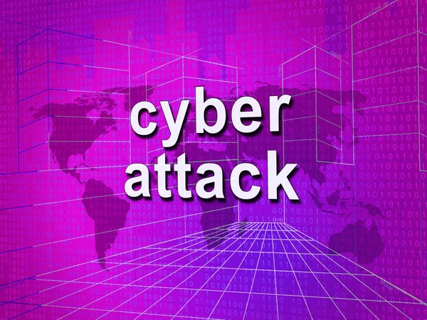 Cyberattack kötü amaçlı Cyber kesmek saldırı 3d gösterilmiştir Internet Spyware Hacker uyarısı sanal virüs karşı