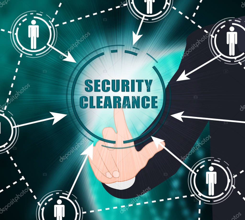 Autorización de seguridad Cybersecurity Safety Pass 2d Illustration ...