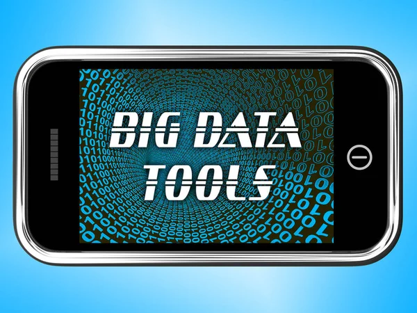Big Data Tools Digital Toolbox Rendering Muestra Proceso Mejora Almacenamiento — Foto de Stock