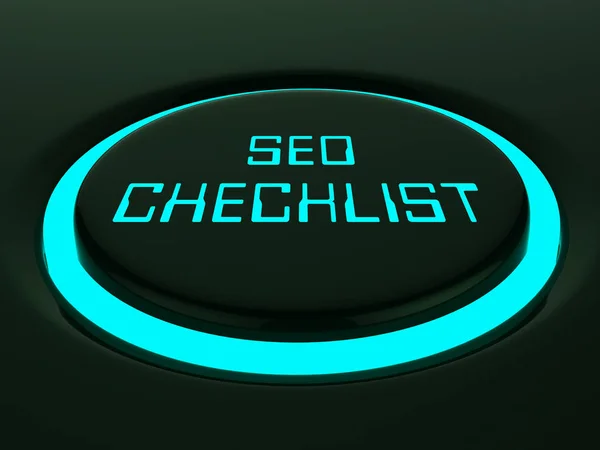Seo Checklist Web Site Report 3d Rendering Shows Search Engine Optimization Blueprint Plan And Process
