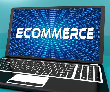 E-ticaret platformu sanal pazar Portal sanal bir E-mağaza vitrin yazılım veya ürün kullanarak 3d işleme gösterir