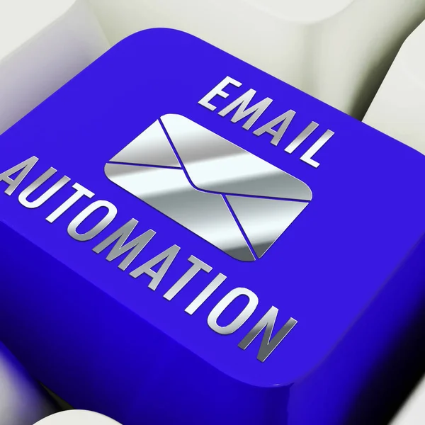 Automatisation Mail Digital Marketing System Rendu Montre Processus Automatisé Pour — Photo