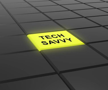 Teknik okul Savvy dijital bilgisayar uzman 3d render anlamına gelir Hitech akıllı profesyonel teknik uzmanlık