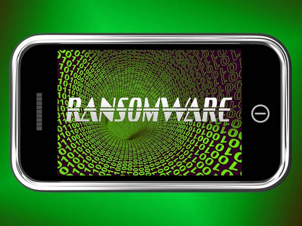 Ransom Ware Extorsión Seguridad Riesgo Renderización Muestra Ransomware Utilizado Para —  Fotos de Stock