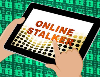 Online Stalker kötü yüzü olmayan zorba 3d gösterilmiştir Cyberattack veya şüpheli bir casusluk yabancı tarafından Cyberbullying