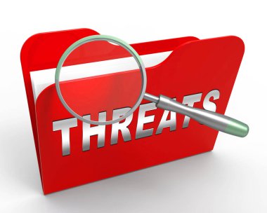 Siber tehdit istihbarat çevrimiçi koruma 3d render gösterir Ransomware dolandırıcılığı ve risklere karşı Online Malware koruma