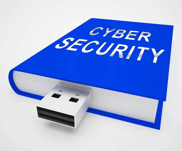 Cybersecurity Business Cyber Security Manager Rendering Shows Management Computer Networks — Stock Photo, Image