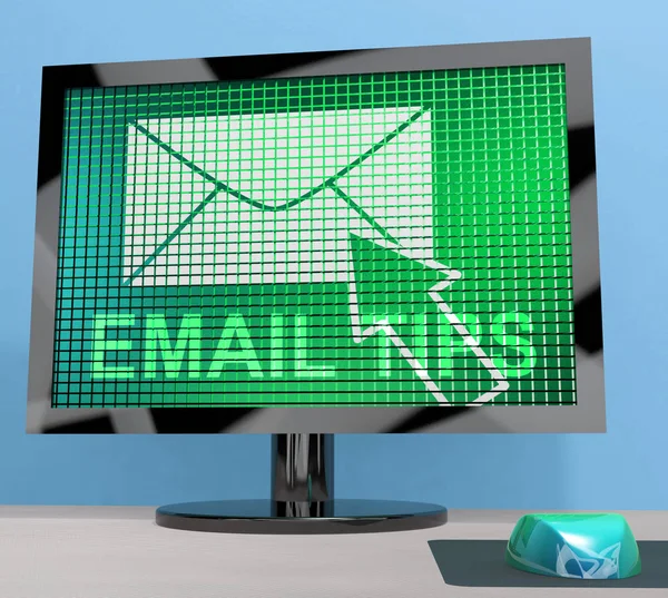 Mail Tipps Online Postlösung Rendering Zeigt Vorschläge Und Tricks Für — Stockfoto