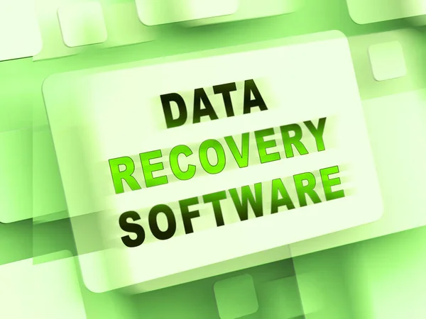 Data Recovery Software Bigdata Obnovení Vykreslování Ukazuje Sestavení Serveru Nebo — Stock fotografie