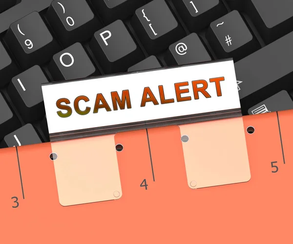 Malicious Emails Spam Malware Alert Rendering Shows Suspicious Electronic Mail — Stock Photo, Image