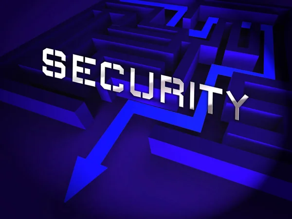 Cote Sécurité Cybersecurity Safety Pass Rendu Signifie Autorisation Accès Autorisation — Photo