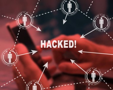 Cybersecurity Hacker çevrimiçi siber saldırıları 3d gösterilmiştir dijital casusluk ve ihlal güvenlik Web Hacking karşı Internet koruma için 