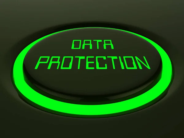 Data Protection Bill Internet Privacy Rendering Shows Safeguard Personal Information — Stock Photo, Image