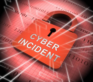 Siber Olay Veri Saldırısı Alarmı 3d Hacklenmiş Ağ ya da Bilgisayar Güvenliği Girmesini Gösterir