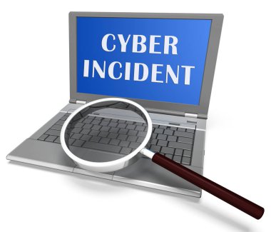 Siber Olay Veri Saldırısı Alarmı 3d Hacklenmiş Ağ ya da Bilgisayar Güvenliği Girmesini Gösterir