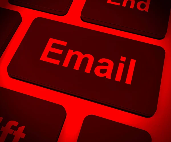 Phishing Scam Tożsamość Mail Alertu Renderowania Pokazuje Złośliwego Kradzież Oraz — Zdjęcie stockowe