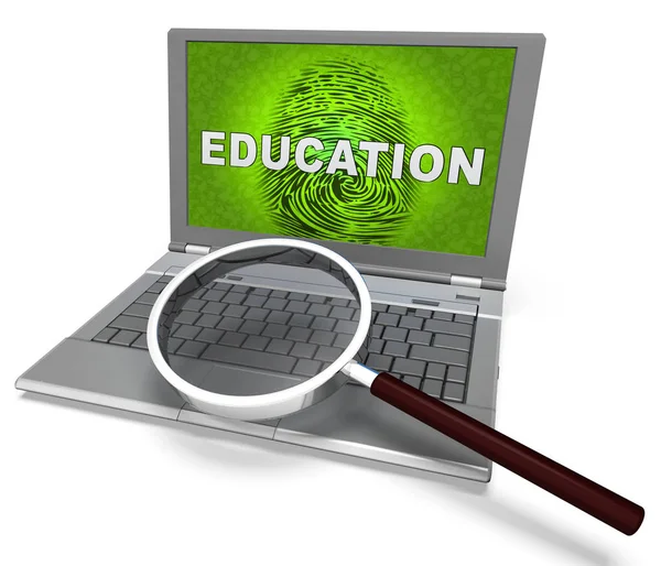 Cybersecurity Education Security Seminar Teaching Rendering Shows Online Training Cyber — Stock Photo, Image