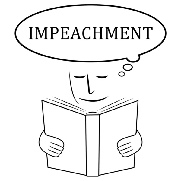 Impeach Rules Book Remove Corrupt President Politician Legal Indictment Politics — Stock Photo, Image