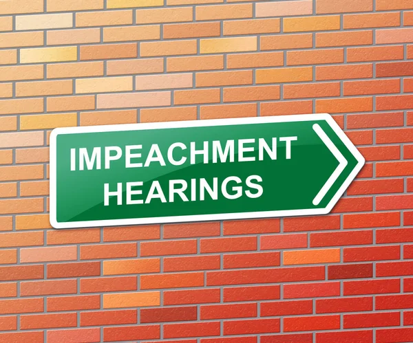 Impeachment Hearings To Impeach Corrupt President Or Politician. Demonstration Against Government For Legal Removal