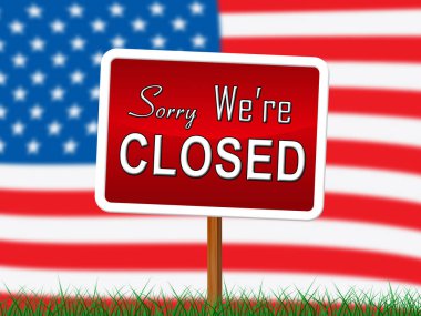 ABD kapatma özür kapalı politik hükümet anlamına gelir ulusal izin kapattı. Senato ve Cumhurbaşkanı Washington DC kapatma oluşturmak