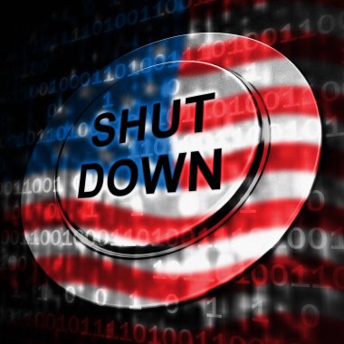 ABD kapatma düğmesi siyasi hükümet anlamına gelir ulusal izin kapattı. Senato ve Cumhurbaşkanı Washington DC kapatma oluşturmak