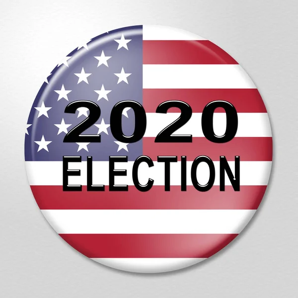 2020 Вибір Президентів Уса Кандидатів Політична Кампанія Сша Illustration — стокове фото