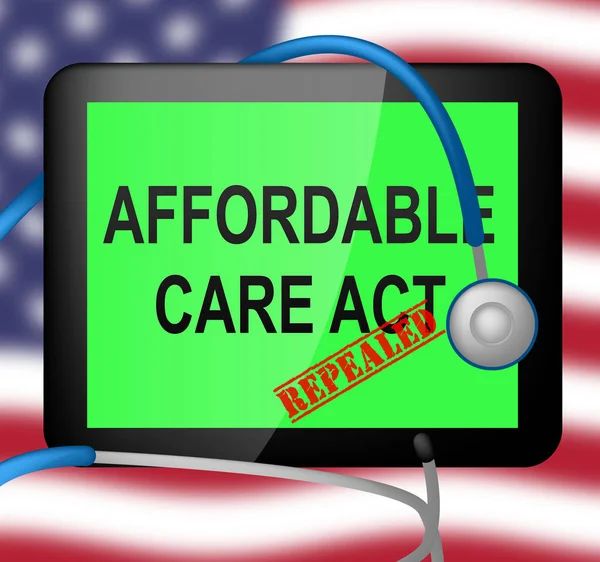 Repeal Replace Aca Affordable Care Act Health Care United States — Stock Photo, Image