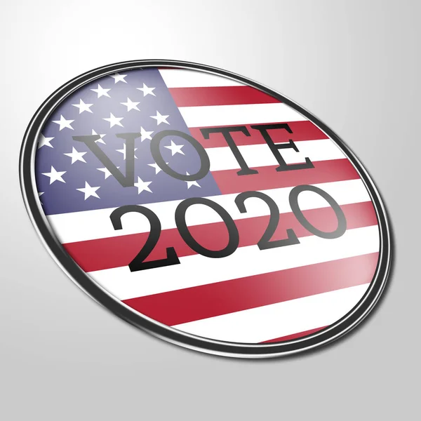 2020 Вибір Президентів Уса Кандидатів Політична Кампанія Сша Illustration — стокове фото