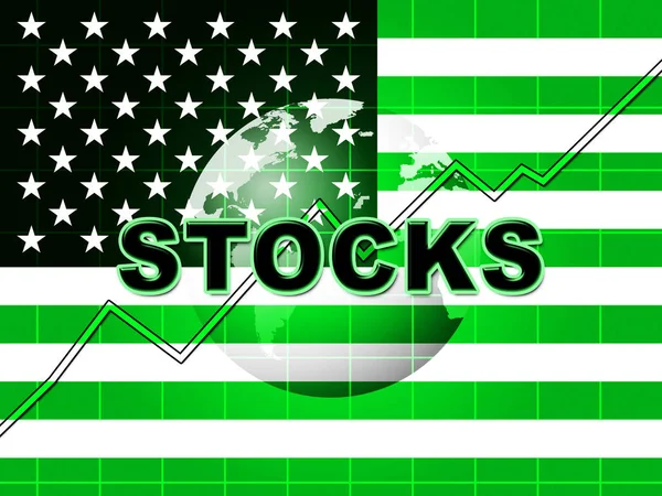 Trump Stock Market Global Funds Growth Financial Investment Economic Market — Stock Photo, Image