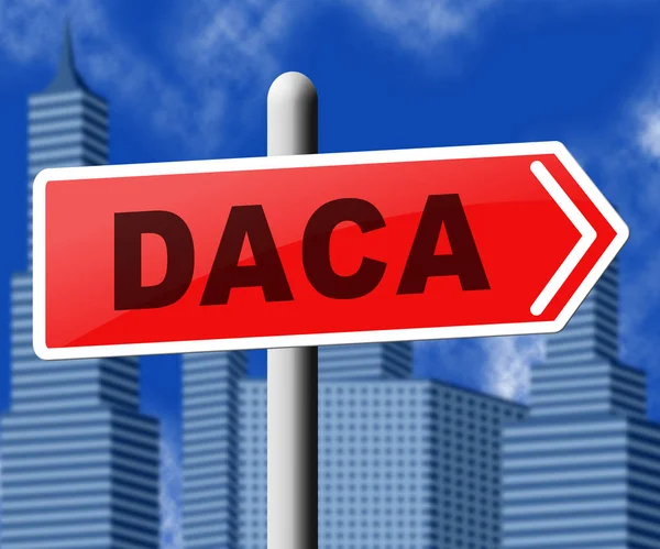 Daca Kids Dreamer Törvényhozás Számunkra Bevándorlás Útlevél Bevándorló Gyerekeknek Egyesült — Stock Fotó