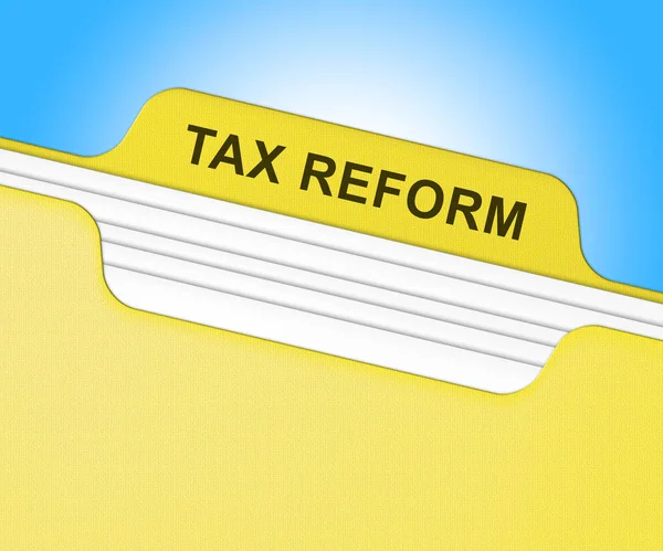 Trump Tax Reform Change Taxation System Amerika Gop Republikeinse Financiën — Stockfoto