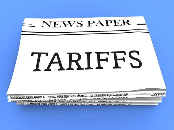 Trump Trade Tariffs China Tax Penalty Daně Obchodování Finanční Ekonomikou — Stock fotografie