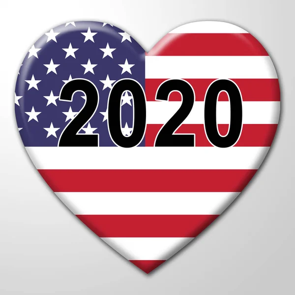 2020 Election Usa Presidential Vote Candidates United States Political Referendum — Stock Photo, Image