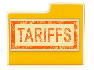 Çin 'deki gümrük vergilerini görev ve ceza olarak koz olarak kullanın. Usa Finans Ekonomi Ticareti Vergisi - 3d İllüstrasyon