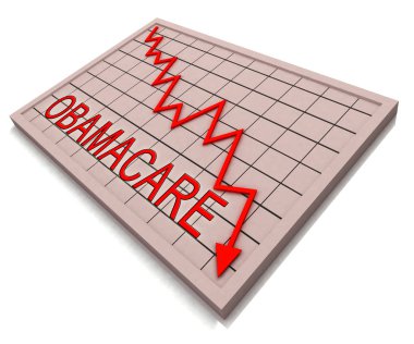 Obamacare, Sağlık Reformu 'nu iptal et ya da değiştir. Usa Sağlık Hizmetleri Yasası - 3D İllüstrasyon