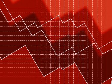 Trump Borsa Küresel Fon Büyümesi ve Finansal Yatırım. Ekonomik Piyasa ve Finans - 2D İllüstrasyon