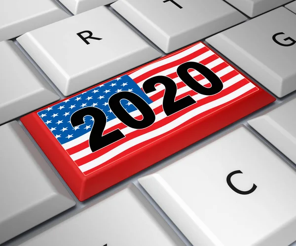 2020 Election Presidential Vote Candidates United States Political Referendum Campaign — Stock Photo, Image