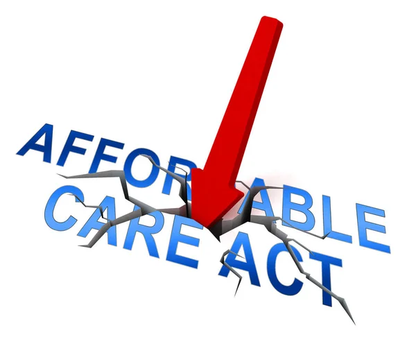 Repeal Aca Affordable Care Act Healthcare United States Medical Healthcare — Stock Photo, Image