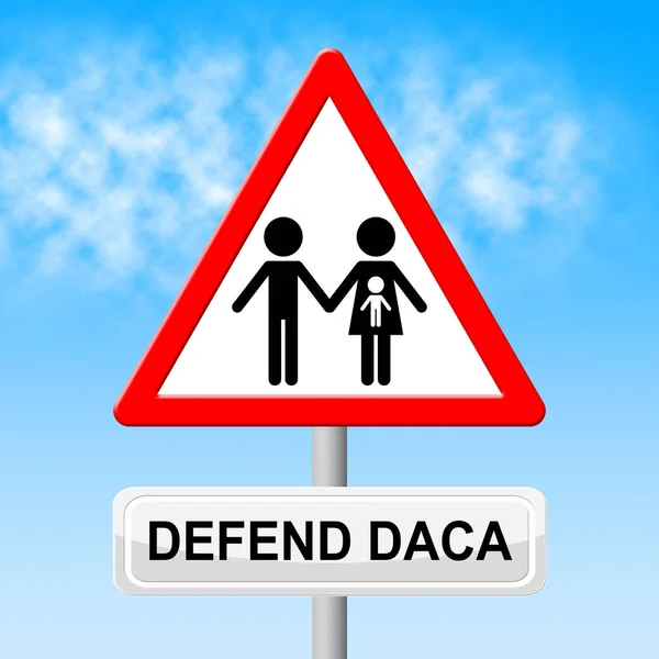 达卡梦想者的抗议活动涉及公民权之路 Usa 2D中非法移民儿童的归化 — 图库照片