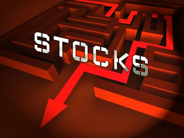 Trump Stock Market Global Funds Fail Financial Investment Inglés Mercado —  Fotos de Stock