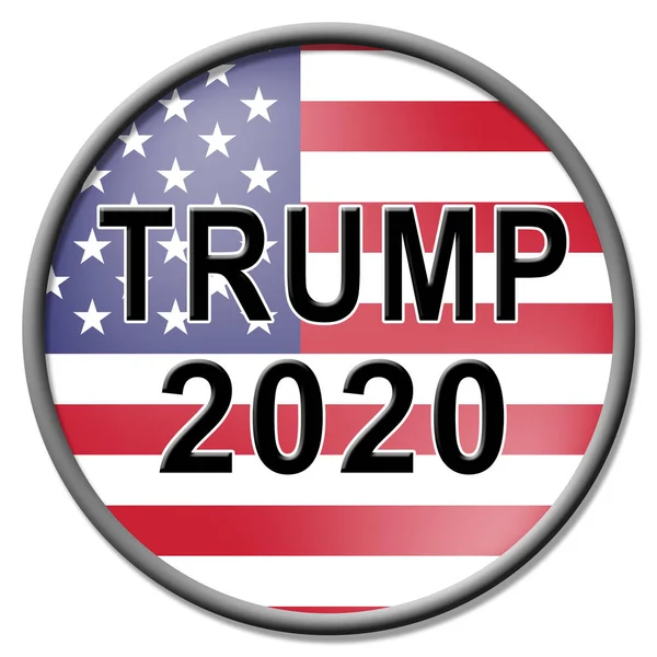 Trump 2020 Republikáni Kandidát Prezidenta Nominace Hlasování Spojených Států Pro — Stock fotografie