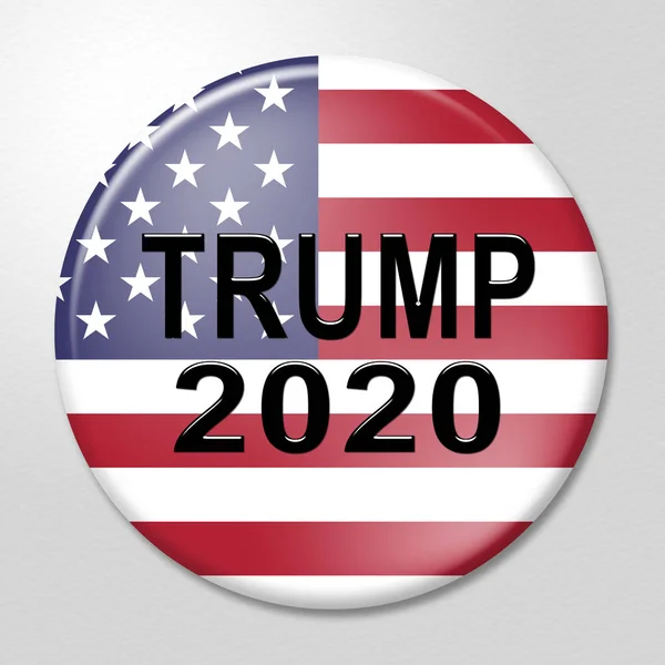 Trump 2020 Republicans Candidate President Nomination United States Voting White — Stock Photo, Image