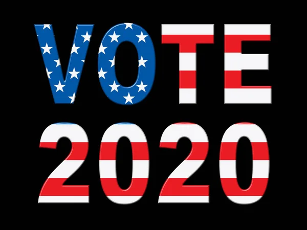 2020 Вибори Президенти Уса Кандидатуру Політична Кампанія Сша Ілюстрація — стокове фото