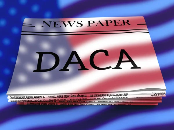 Daca Kids Dreamer Legislation Immigration Inglés Pasaporte Para Niños Inmigrantes — Foto de Stock