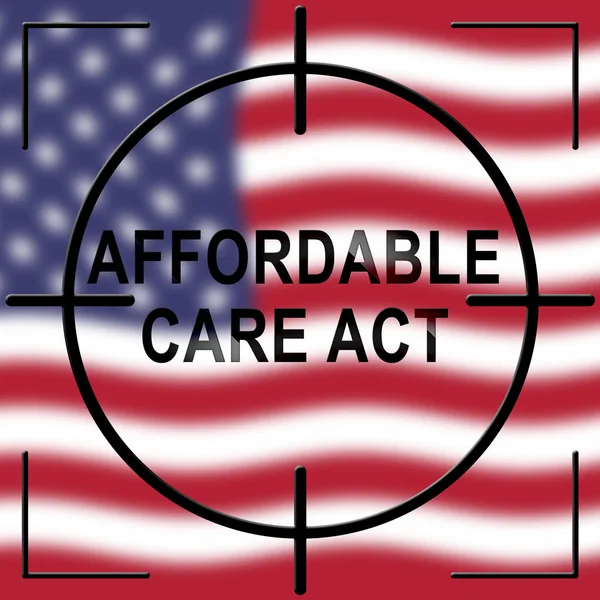 Uchylenie Aca Affordable Care Act Health Care Zastąpiony Program Opieki — Zdjęcie stockowe