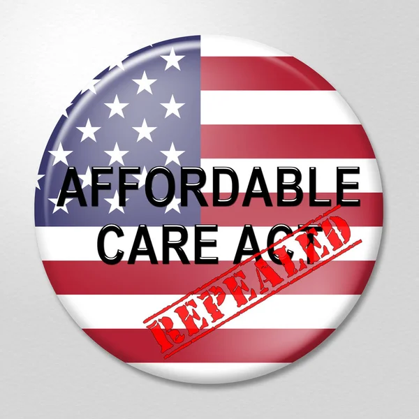 Derogar Aca Affordable Care Act Healthcare Sustituido Esquema Atención Médica —  Fotos de Stock