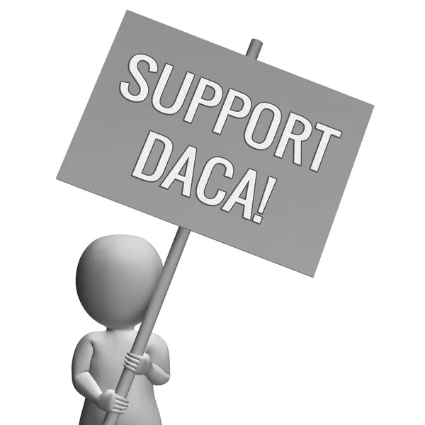 Daca Protest Für Träumer Ist Weg Zur Staatsbürgerschaft Einbürgerung Von — Stockfoto