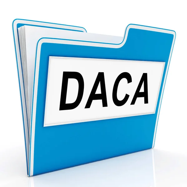 达卡儿童梦想家移民立法计划 美国移民儿童护照 3D说明 — 图库照片