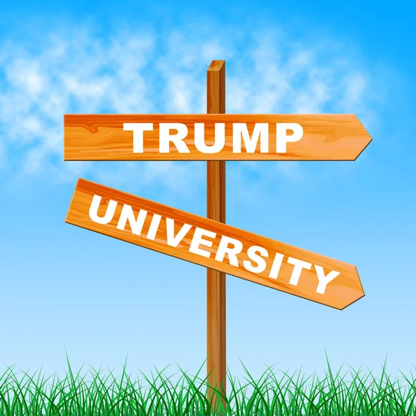 Trump University Student Training College President Lawsuits Alledge Unlawful Illegal — Stock Photo, Image